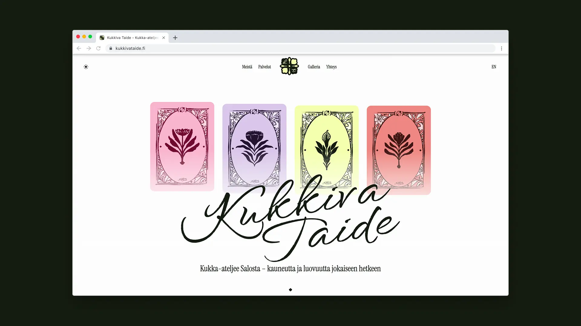Kukkiva Taide's Website