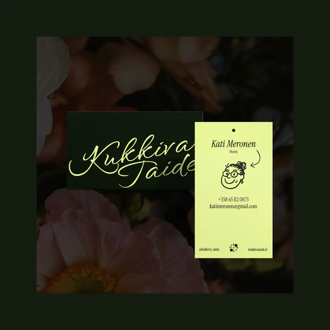 Kukkiva Taide's Business Card