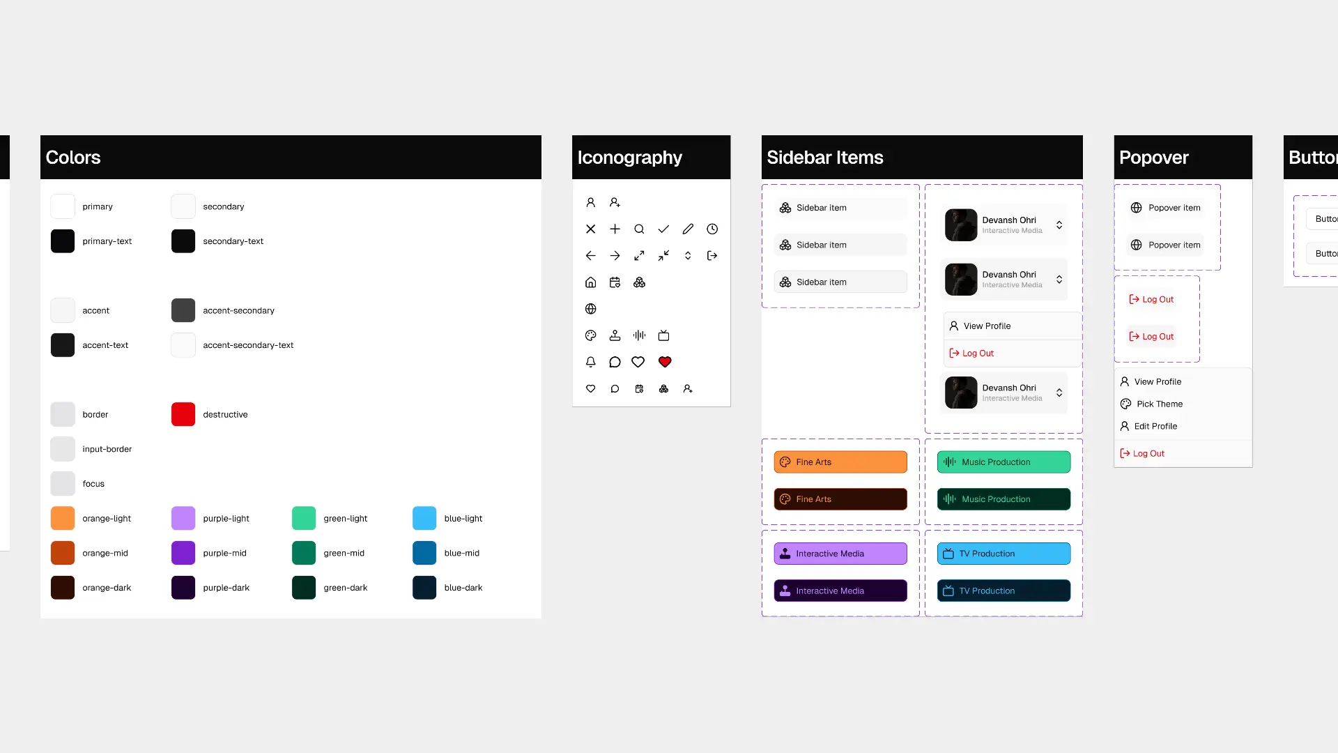 Design System for MepoNET